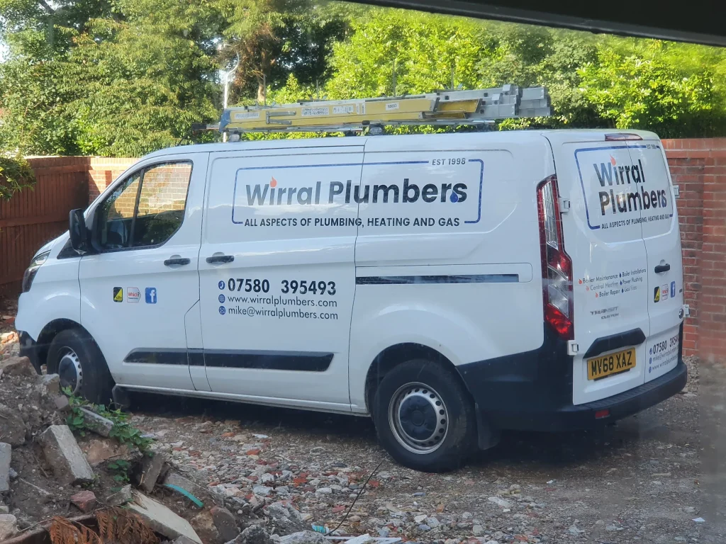 wirral plumbers van